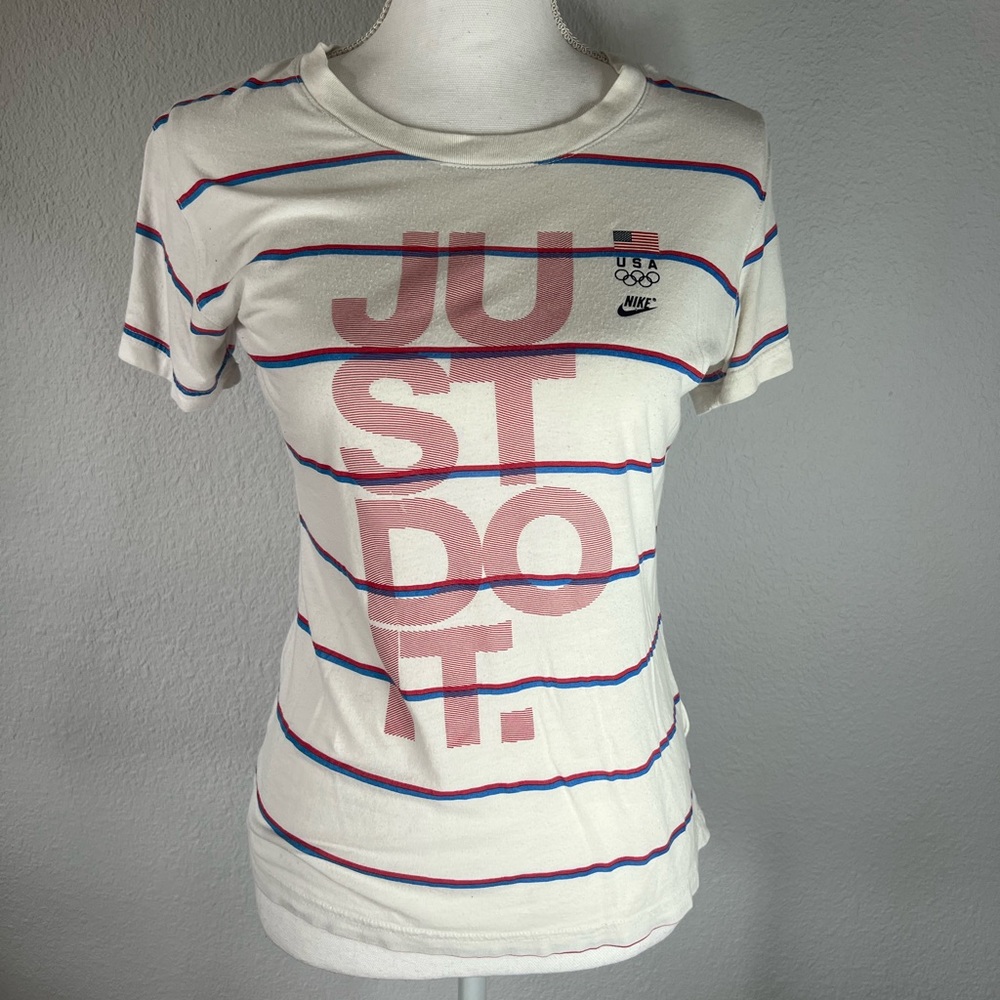 Nike Just Do It USA Team Beijing Olympics Short Sleeve Tee